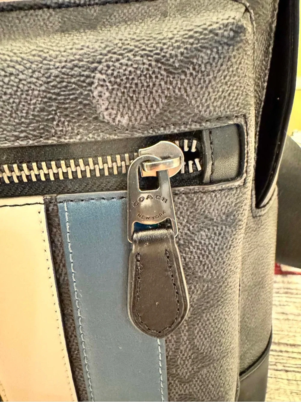 Coach signature coated